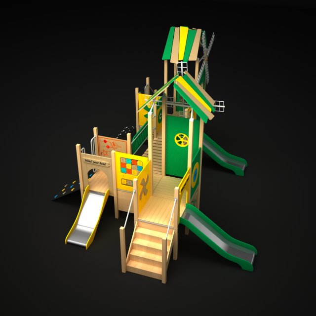 outdoor castle bridge 3D Model .c4d .max .obj .3ds .fbx .stl .blend 