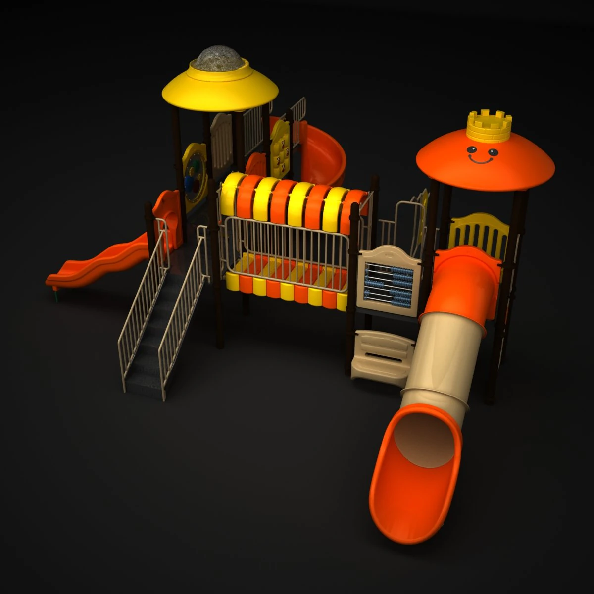 outdoor castle 115 3D Model .c4d .max .obj .3ds .fbx .stl .blend