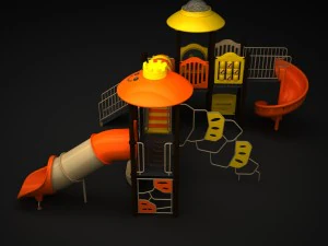 outdoor castle 115 3D Model