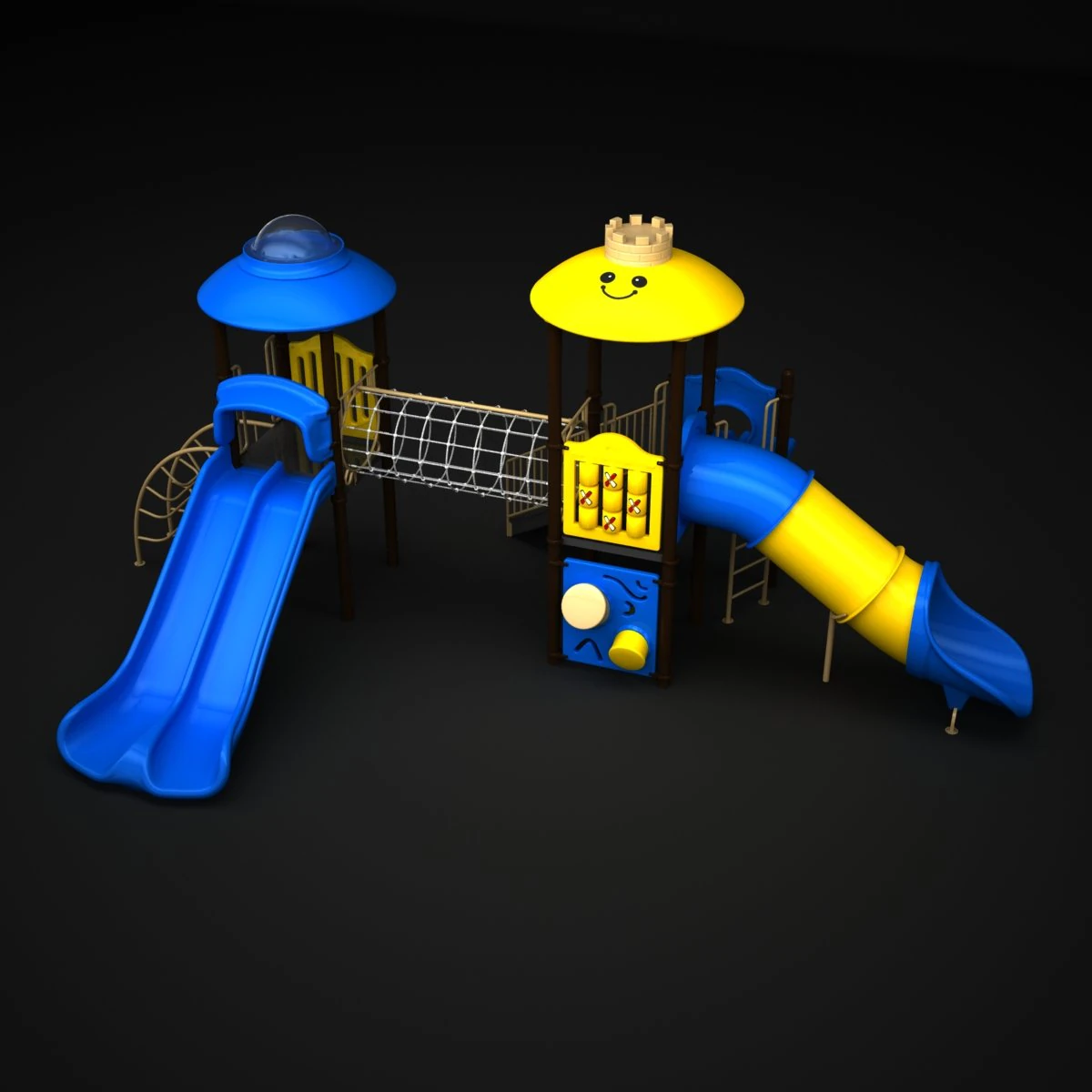 outdoor castle 116 3D Model .c4d .max .obj .3ds .fbx .stl .blend 