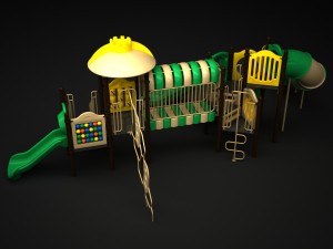 outdoor castle 118 3D Model