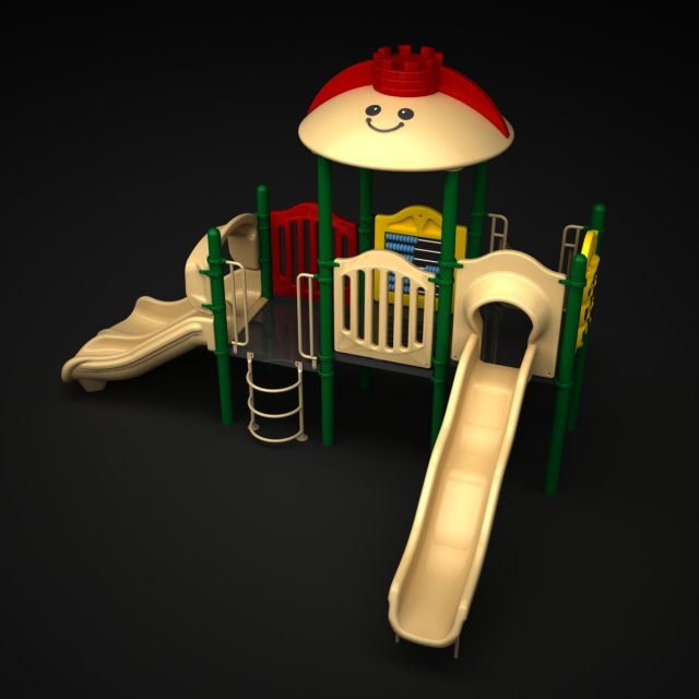 outdoor castle 120 3D Model .c4d .max .obj .3ds .fbx .stl .blend 