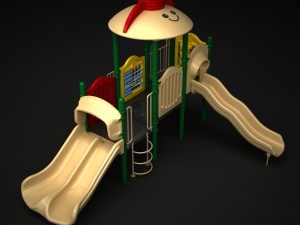 outdoor castle 120 3D Model