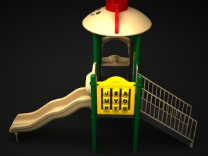 outdoor castle 120 3D Model