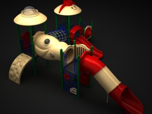 outdoor castle 121 3D Model