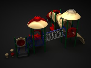 outdoor castle 121 3D Model