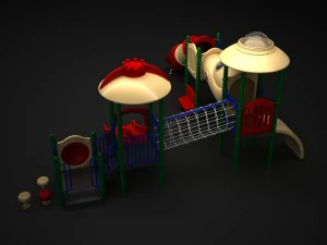 outdoor castle 121 3D Model