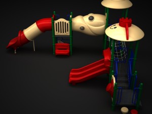 outdoor castle 121 3D Model