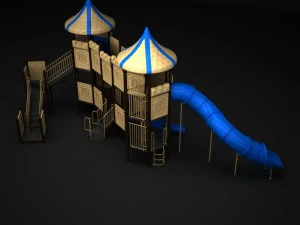 outdoor castle 122 3D Model