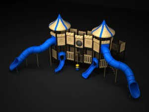 outdoor castle 122 3D Model