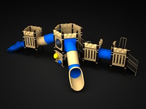 outdoor castle 125 3D 모델