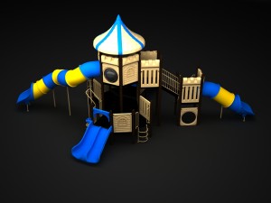 outdoor castle 126 3D Model
