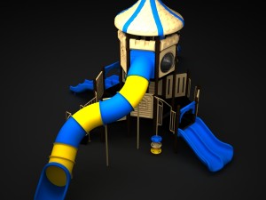 outdoor castle 126 3D Model