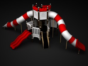 outdoor castle 127 3D Model
