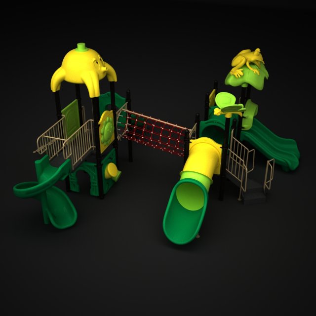 outdoor castle 198 3D Model .c4d .max .obj .3ds .fbx .stl .blend 