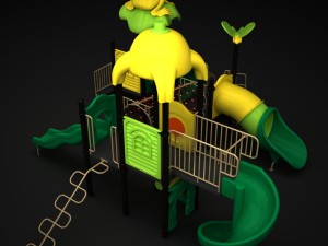 outdoor castle 198 3D Model