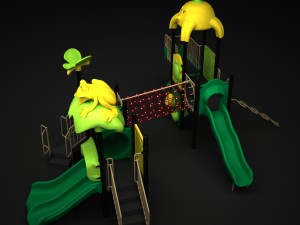 outdoor castle 198 3D Model