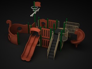 outdoor castle 005 3D Model