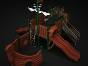 outdoor castle 005 3D Модель