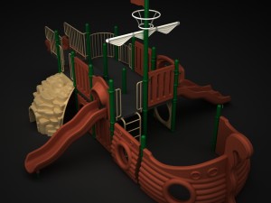 outdoor castle 005 3D Модель