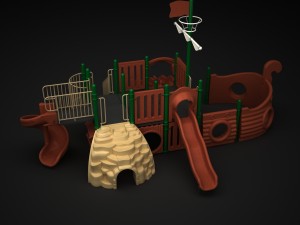 outdoor castle 005 3D Модель