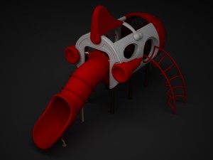 outdoor spaceship 003 Modèle 3D