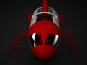 outdoor spaceship 003 3D Model