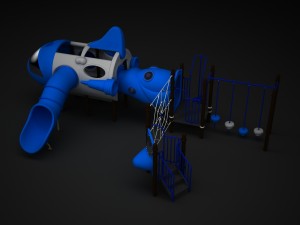 outdoor spaceship 005 3D 모델