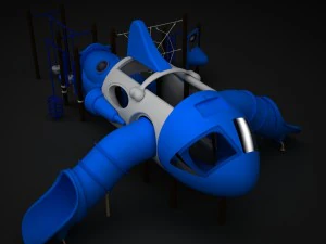 outdoor spaceship 005 3D Model