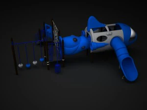 outdoor spaceship 005 3D Model