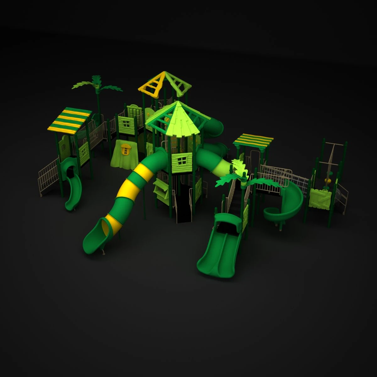 outdoor jungle 165 3D Model .c4d .max .obj .3ds .fbx .stl .blend