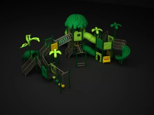 selva ao ar livre Modelo 3D