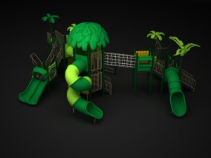 outdoor jungle Model 3D