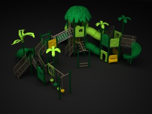 outdoor jungle Model 3D