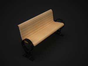 outdoor banking 3D Model