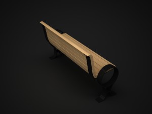 outdoor banking 3D Model