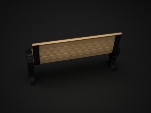 outdoor banking 3D Model