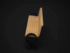 outdoor banking 3D Model