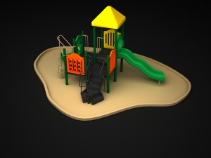 outdoor castle 230 3D Model
