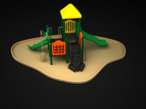 outdoor castle 230 3D Model