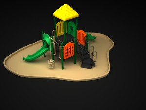 outdoor castle 230 3D Model
