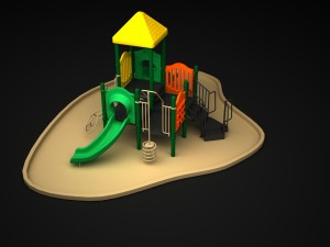 outdoor castle 230 3D Model