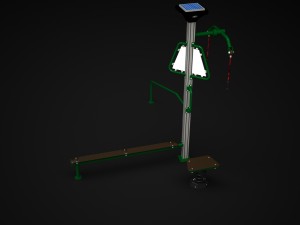 outdoor fitness 001 3D 모델