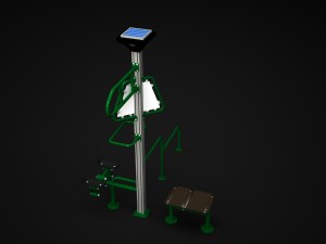 outdoor fitness 003 3D Model