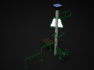 outdoor fitness 003 3D Modell