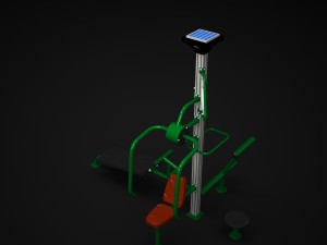outdoor fitness 004 Modelo 3D