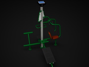 outdoor fitness 004 Modelo 3D