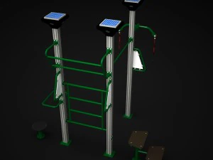 fitness ao ar livre 005 Modelo 3D