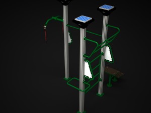 outdoor fitness 005 3D Модель