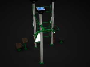 outdoor fitness 005 3D Модель